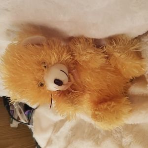Dog toy, stuffed bear